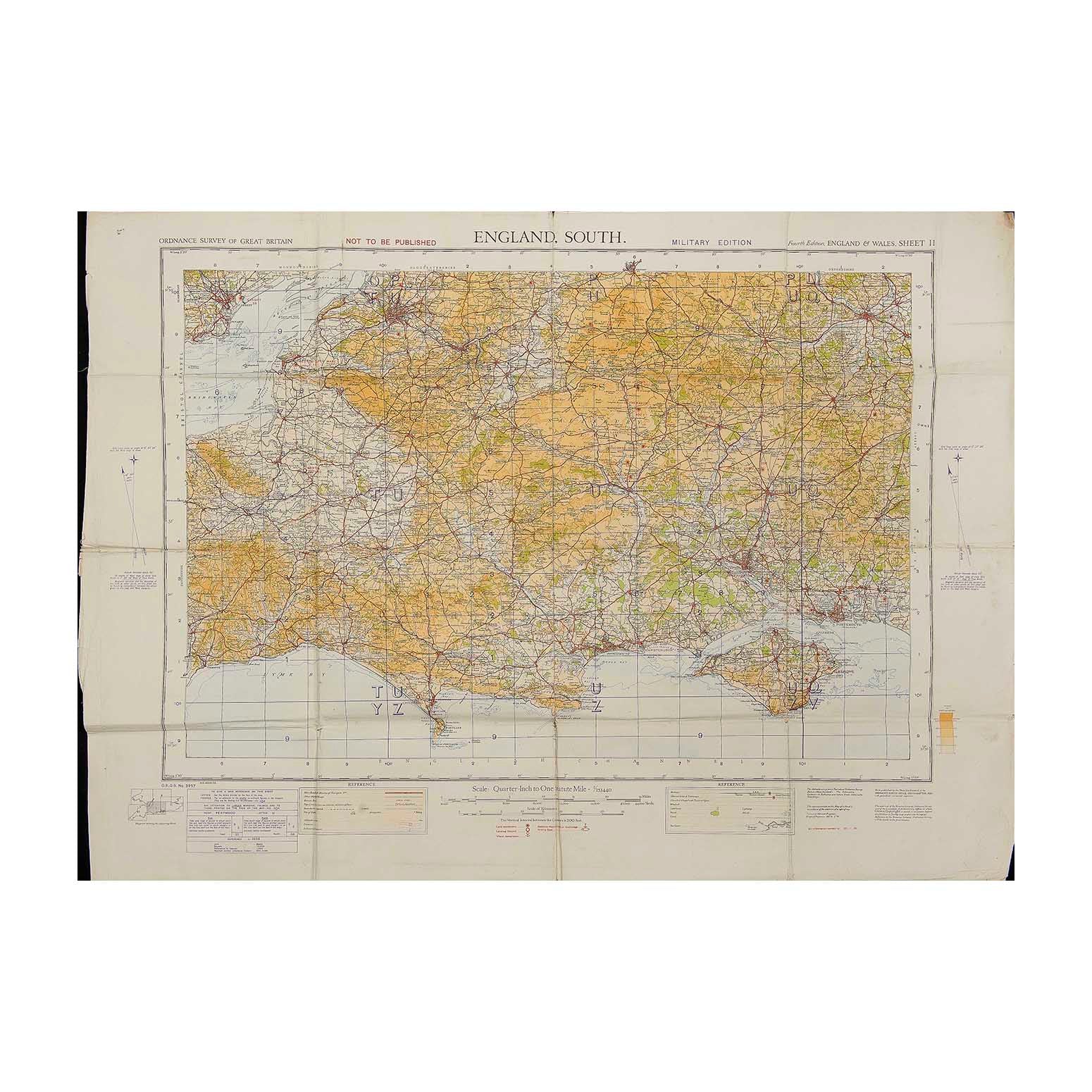 South England Military Edition Map, Sheet 11