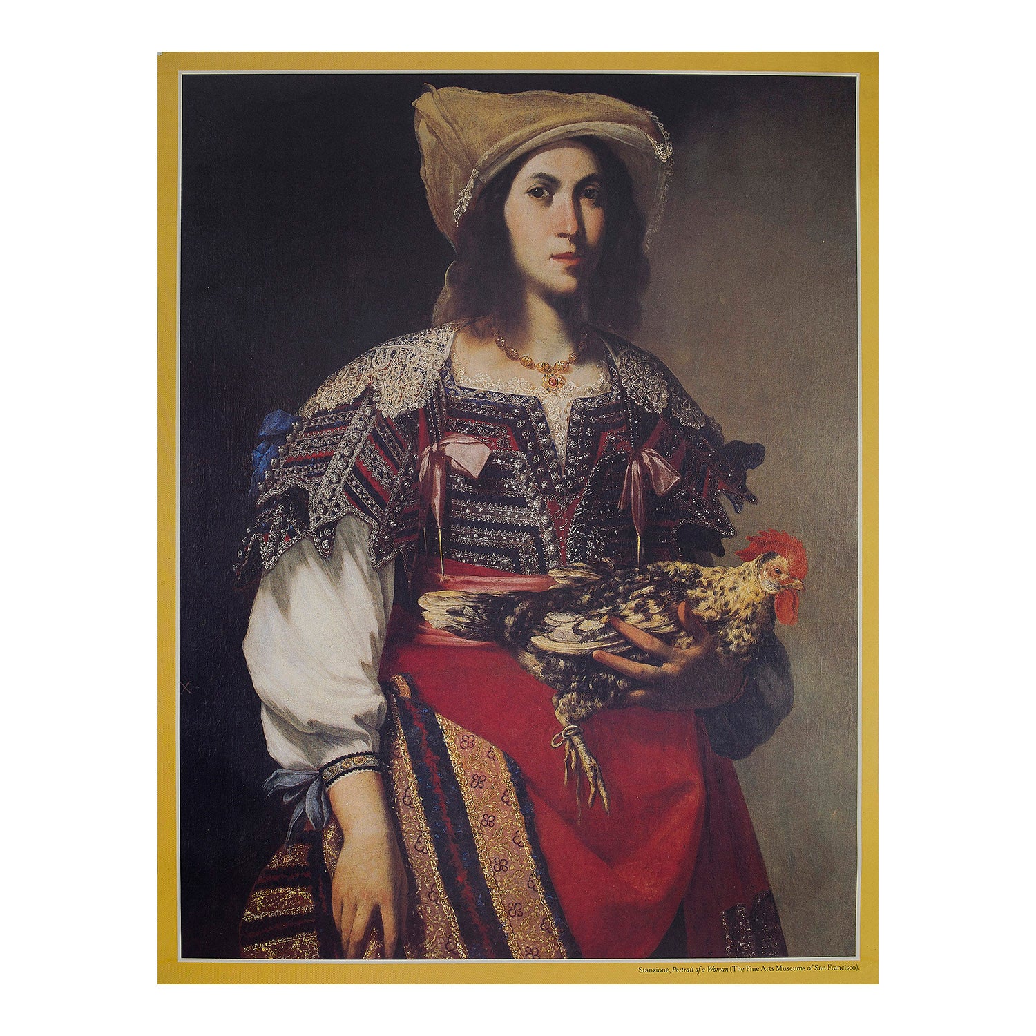 Portrait of a Woman, Massimo Stanzione (Fine Art Museums of  San Francisco)