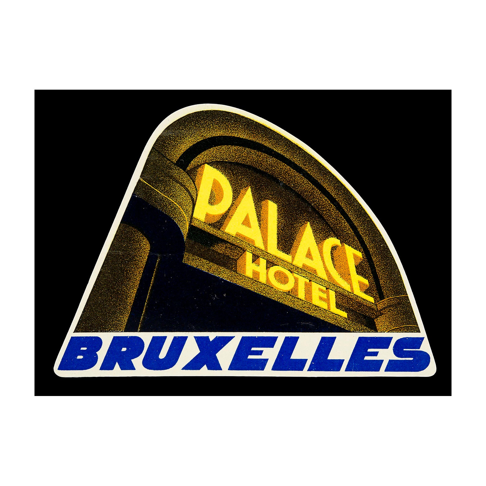Palace Hotel, Bruxelles (luggage label)