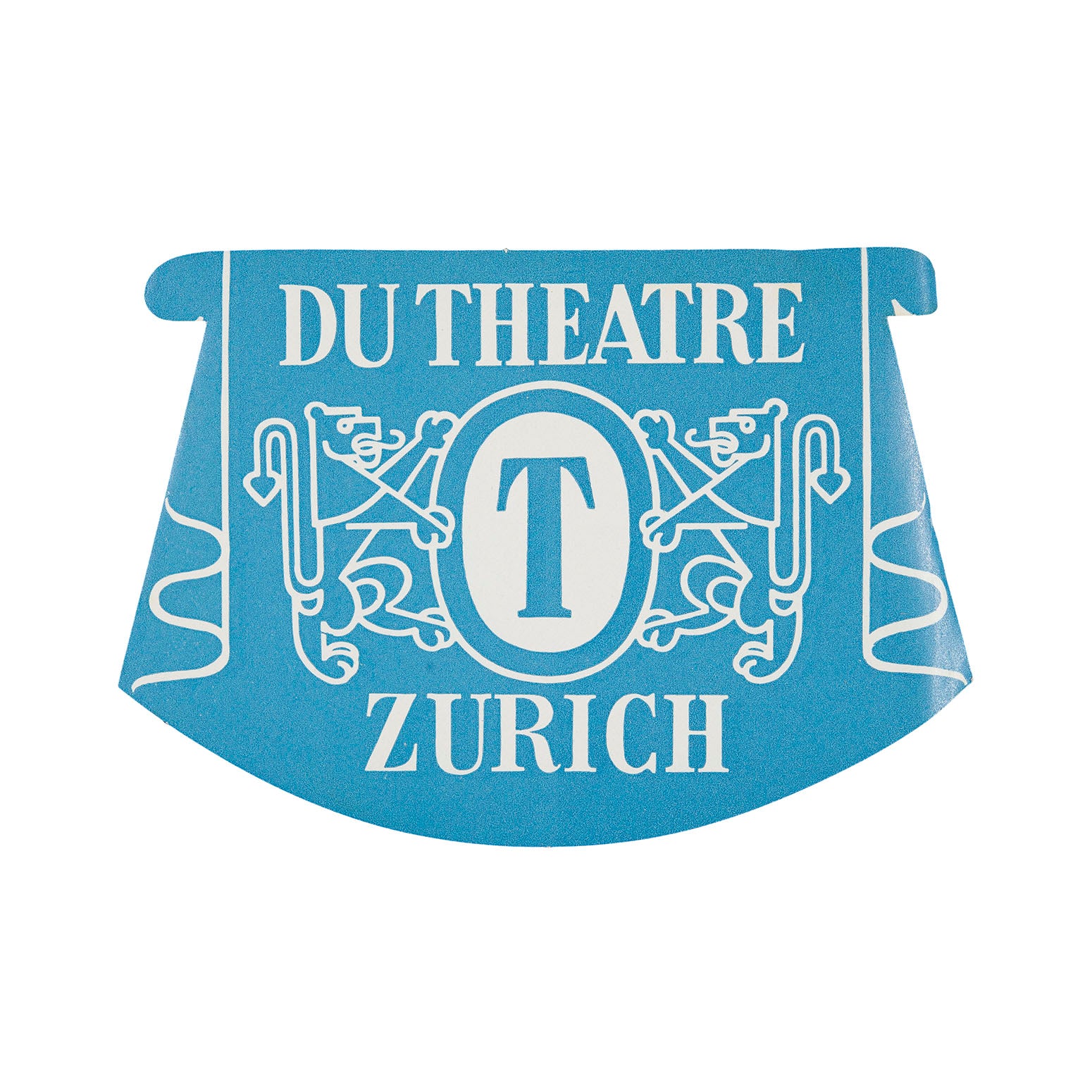 Du Theatre, Zurich (Luggage Label)