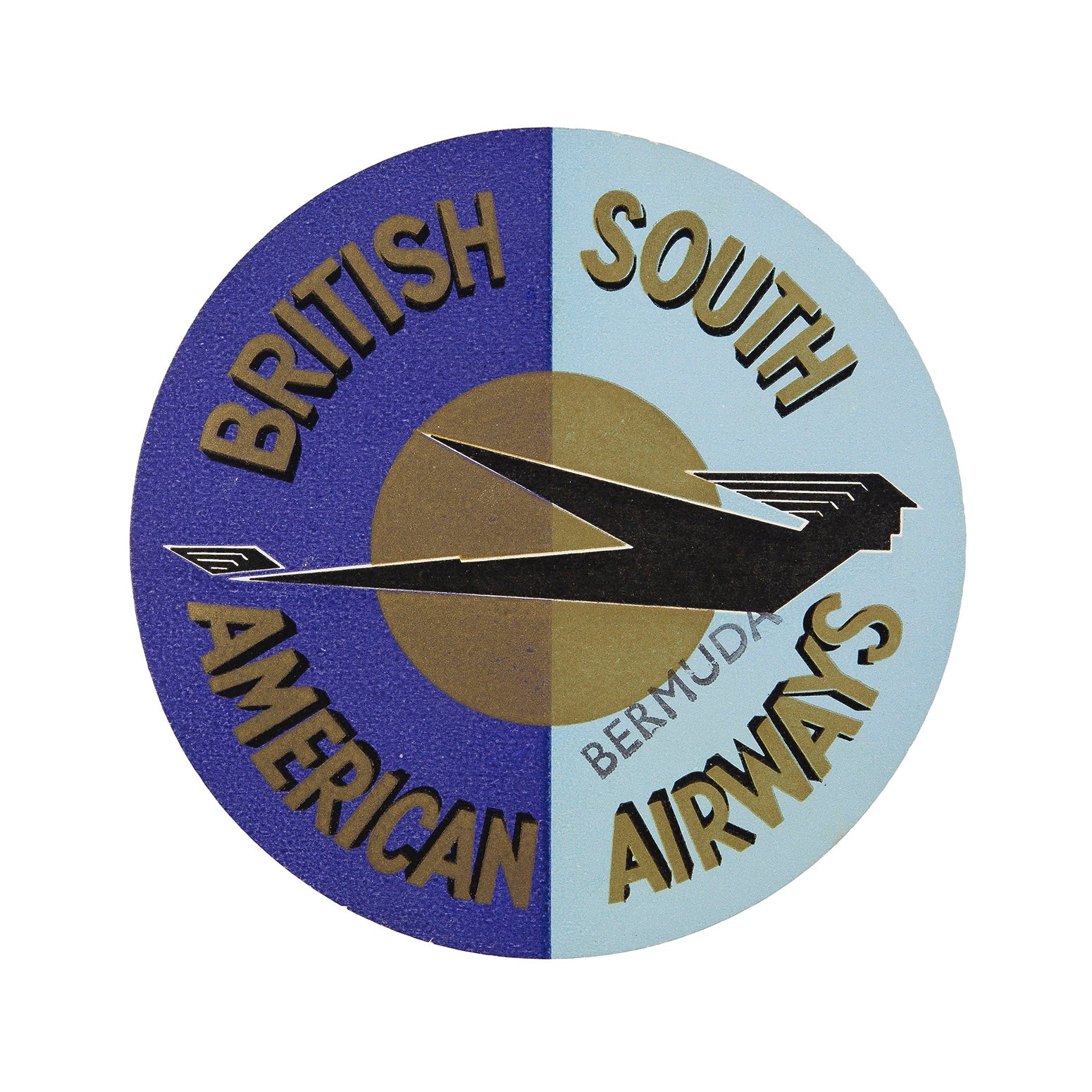 British South American Airways (Luggage Label)