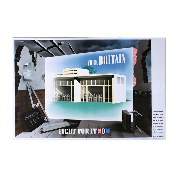 Original Second World War poster, Your Britain Fight for it Now, by Abram Games, 1942