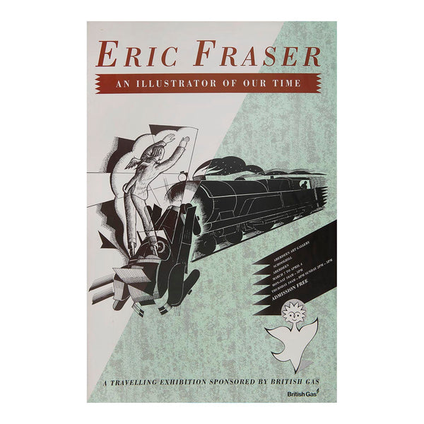 Original art exhibition poster, Eric Fraser. An illustrator of our time, Aberdeen Art Gallery, 1991