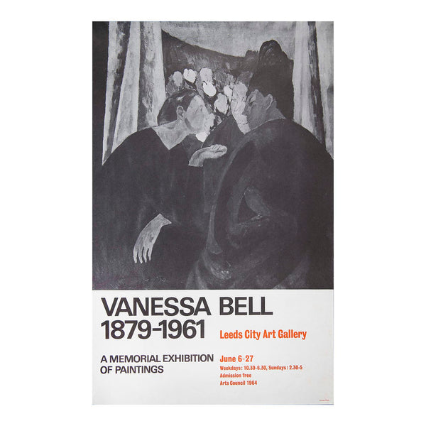 An original art exhibition poster, Vanessa Bell, 1879-1961, Leeds City Art Gallery, 1964