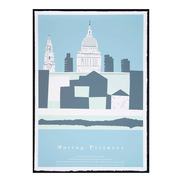 Original poster for an exhibition of Edward Pond’s graphic work for Network SouthEast held at Scott Howard Furniture, London, 1987