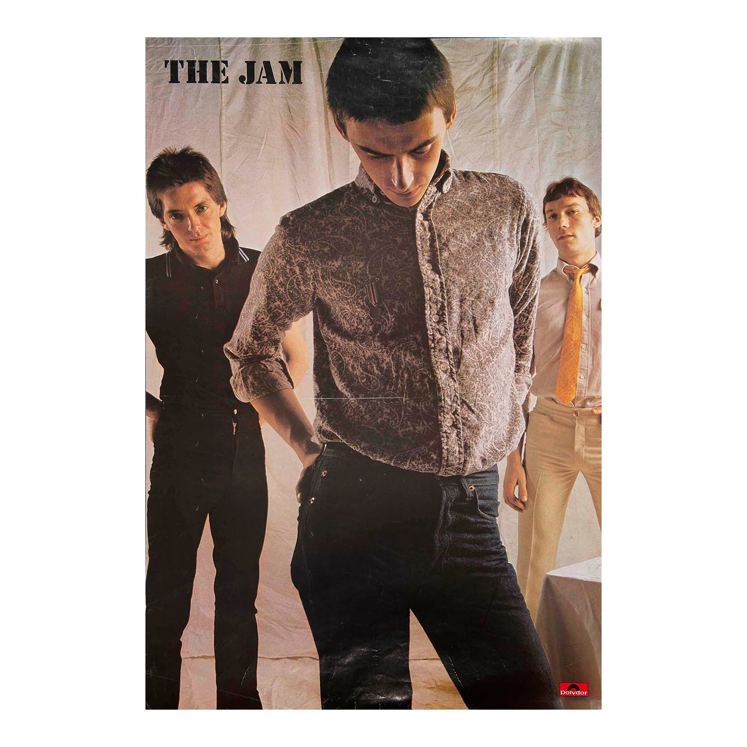 An original promotional poster for Setting Sons, the fourth studio album by the English rock band the Jam, released on 16 November 1979 by Polydor Records.