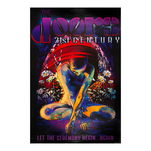 Original promotional/merchandise poster for The Doors of the 21st Century, a group formed in 2002 by original band members Robby Krieger and Ray Manzarek