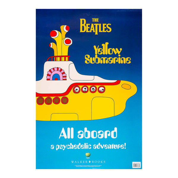 Original promotional poster for Yellow Submarine, published by Walker Books, 2004. This officially licensed book told the story of the making of The Beatles film Yellow Submarine (1968)