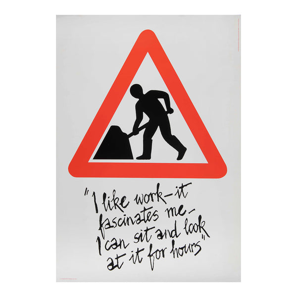 An original poster designed by Alan Fletcher for Pentagram, I like work - it fascinates me - I can sit and look at it for hours, c. 1988.