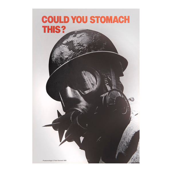 Original political poster, Could you stomach this, by Peter Kennard, 1983