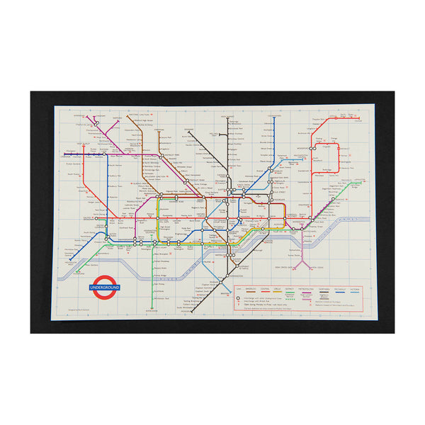 Original London Transport folding Underground pocket map, printed on thin card, No. 1 1972.

Version of the iconic Tube map designed by Paul Garbutt. Reverse printed with Index of Stations