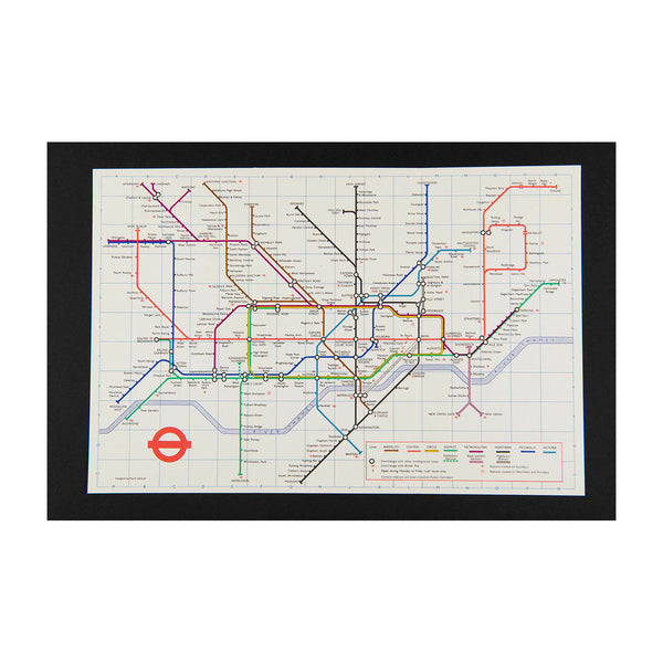 Original London Transport folding Underground pocket map, printed on thin card, No. 2 1972.

Version of the iconic Tube map designed by Paul Garbutt. Reverse printed with Index of Stations.