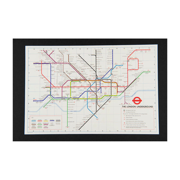 Original London Transport folding Underground pocket map, printed on thin card, No. 1 1978.

Version of the iconic Tube map designed by Paul Garbutt. Reverse printed with Index of Stations.
