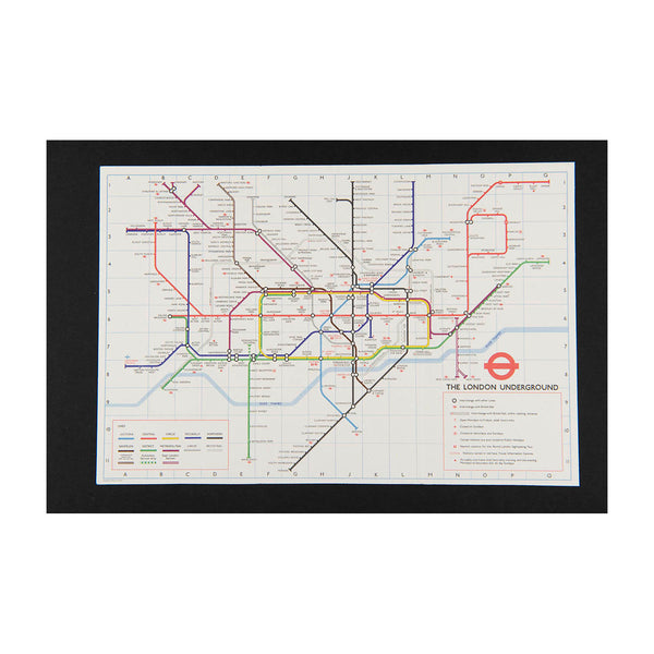 Original London Transport folding Underground pocket map, printed on thin card, No. 1 1979.

Version of the iconic Tube map designed by Paul Garbutt. Reverse printed with Index of Stations.