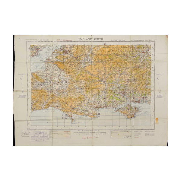 South England Military Edition Map, Sheet 11