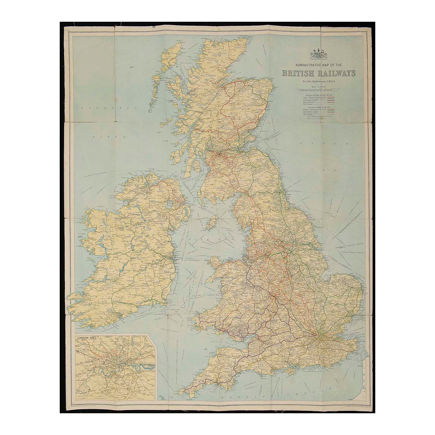Administrative Map of the British Railways