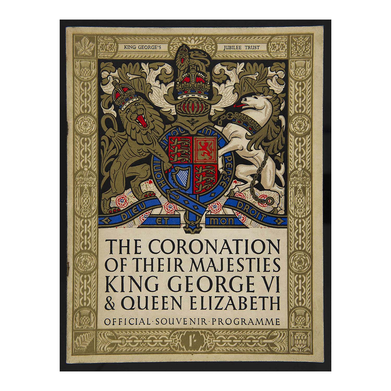 Original Official Souvenir Programme for the Coronation of Their Majesties King George VI and Queen Elizabeth, May 12th 1937