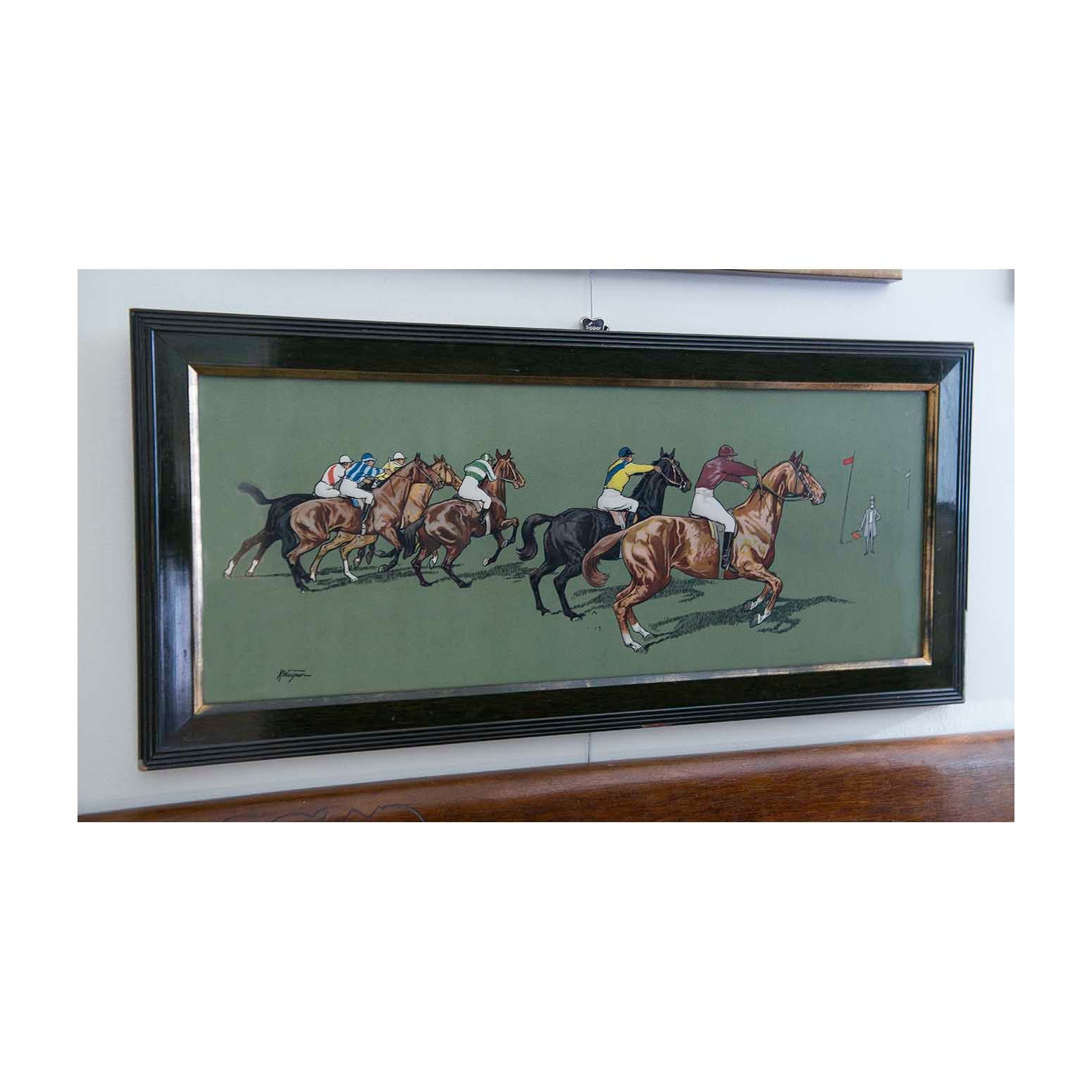 Horse Racing Print