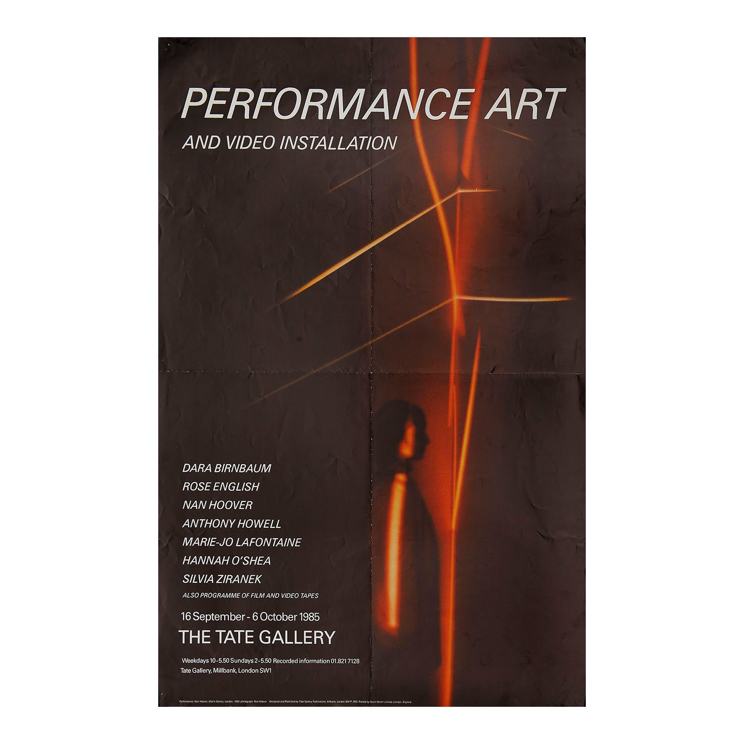 Performance Arts and Video Installation | Twentieth Century Posters