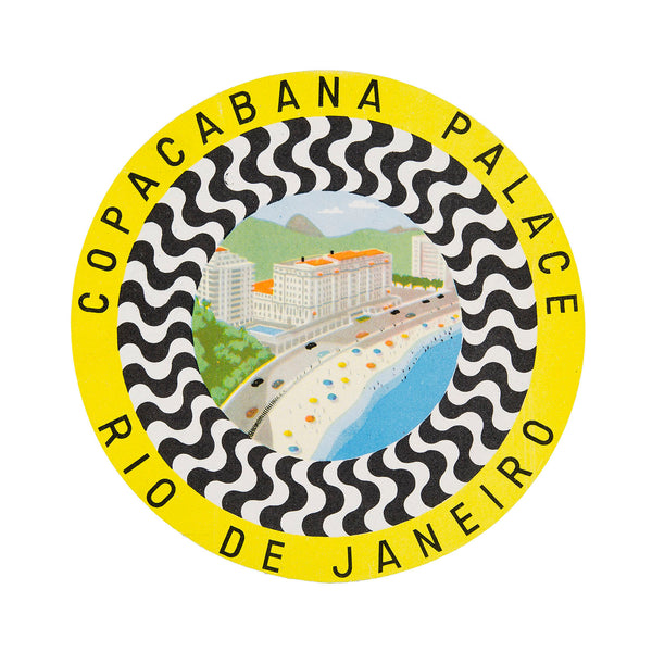 Copacabana Palace, Rio de Janeiro (luggage label)