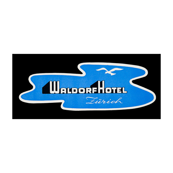 Waldorf Hotel, Zurich (Luggage Label)