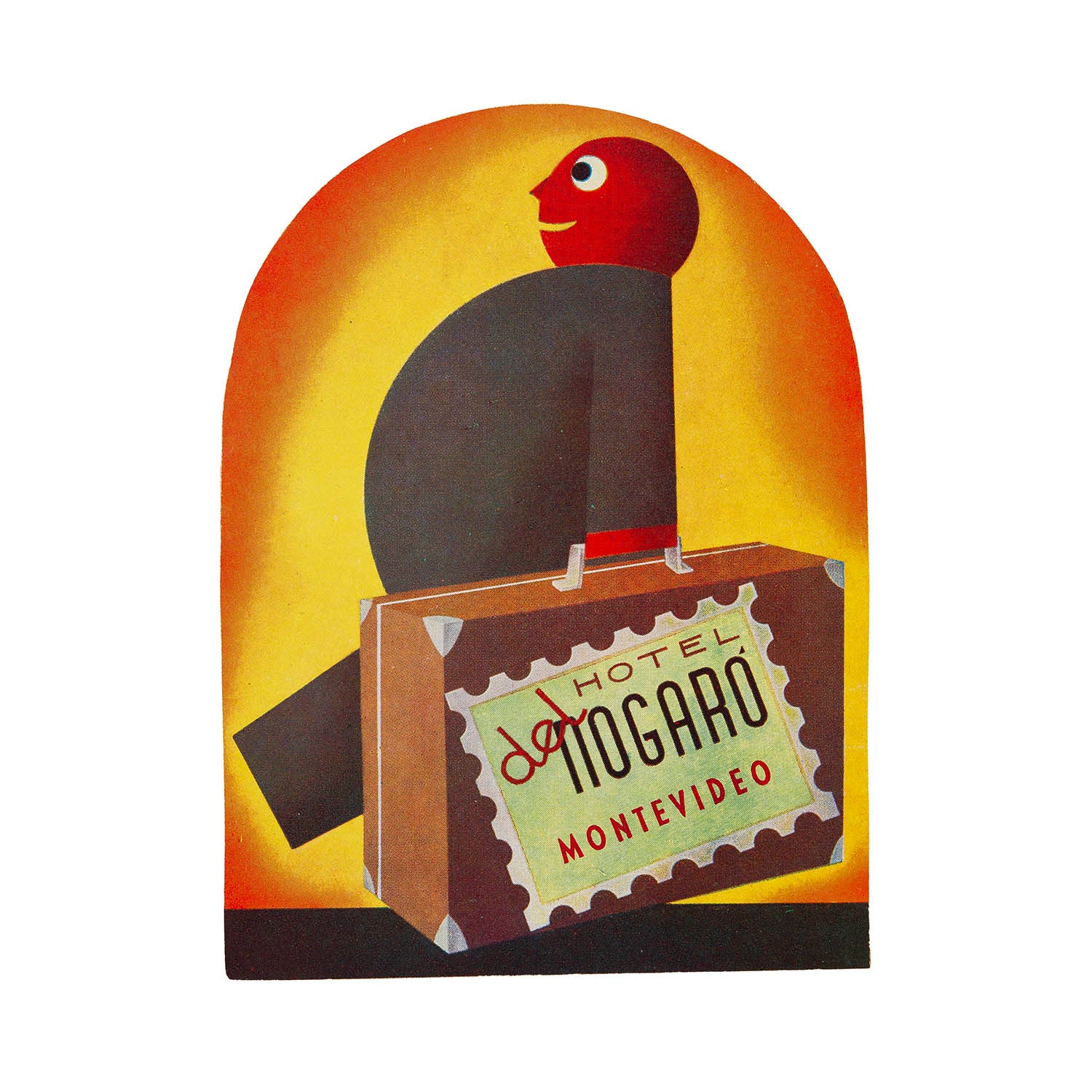 Hotel del Nogaro Montevideo (Luggage Label)