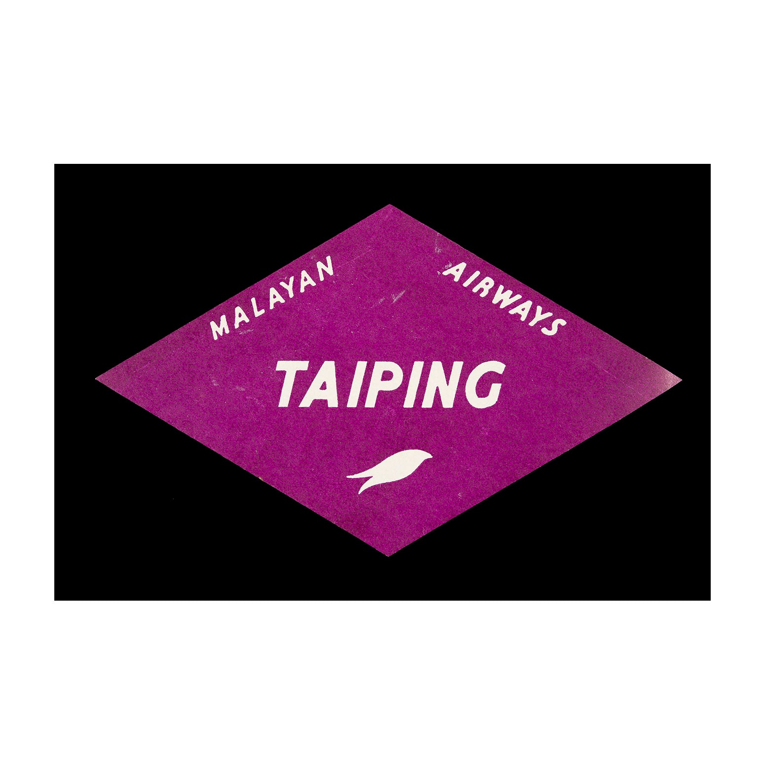 Malayan Airways Taiping (Luggage Label)