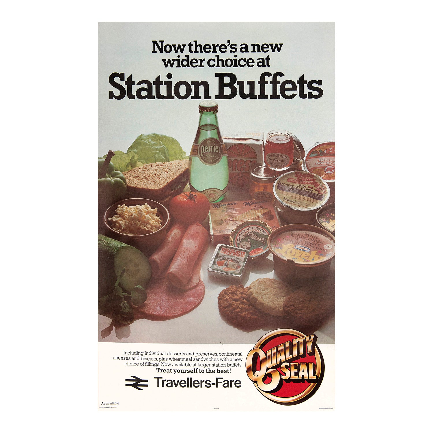 Now there's a new wider choice at Station Buffets. Travellers Fare