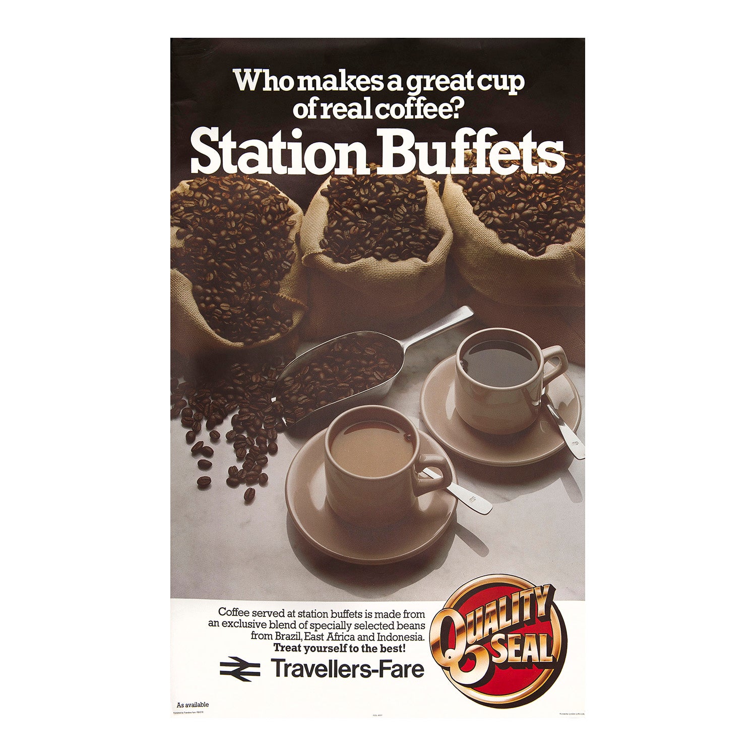 Who makes the greatest cup of real coffee ? (Travellers Fare)