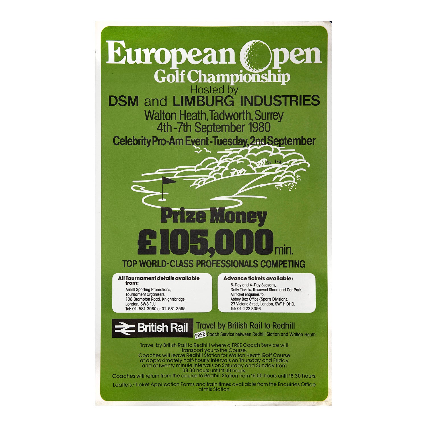 European Open Golf Championship. Walton Heath, Surrey