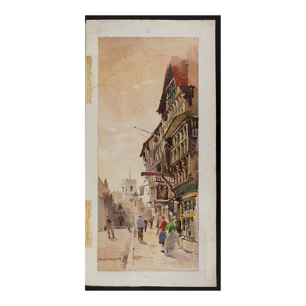 Original British Railways artwork for 'Shakespeare Country' folder