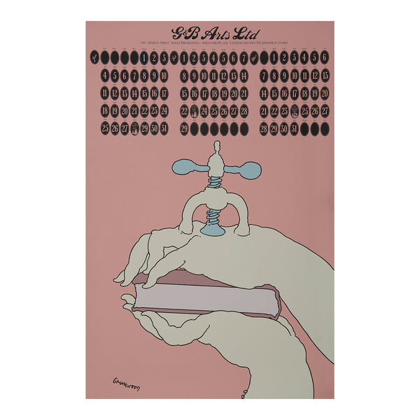 G&B Arts Ltd Calendar. Jan, Feb, March, 1976