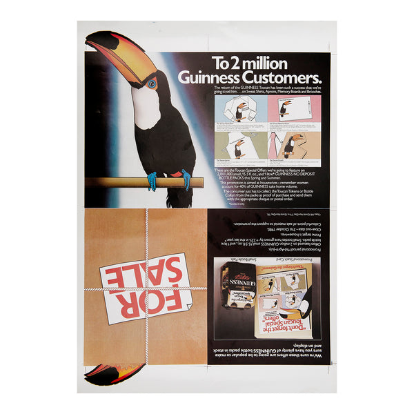 Guinness large promotional leaflet, 1979 (proof)
