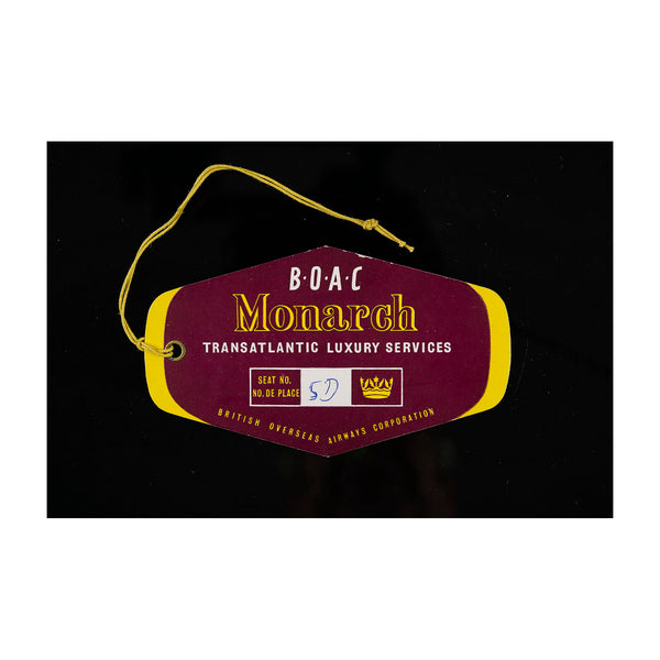 BOAC Luggage Identification tag (Monarch)
