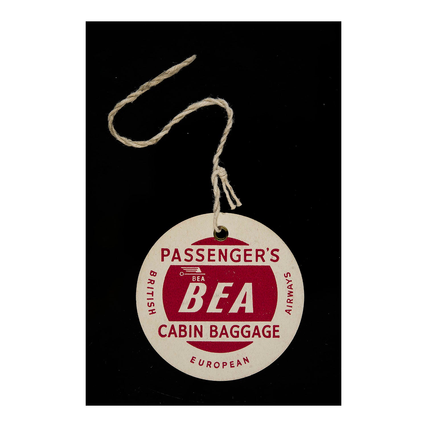 British European Airways Cabin Baggage tag