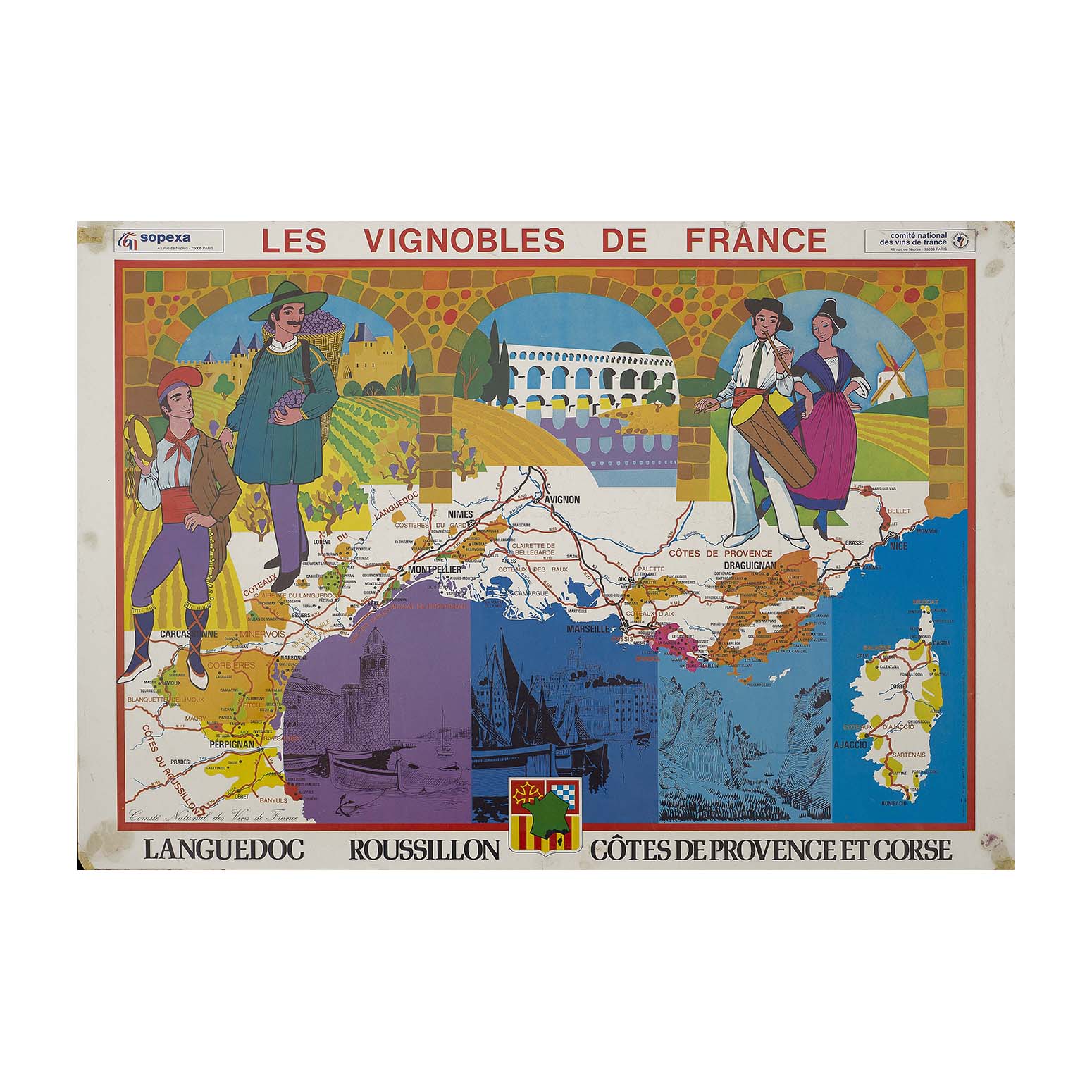 Les Vignobles de France Languedoc, Roussillon, Cotes de Provence et Corse