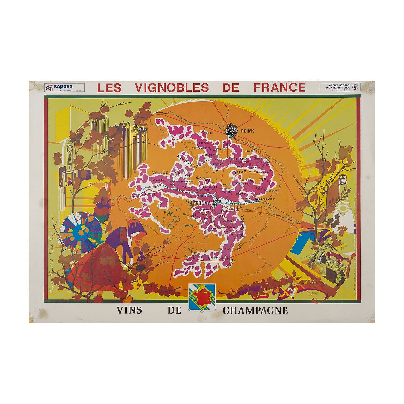 Les Vignobles de France Vins de Champagne