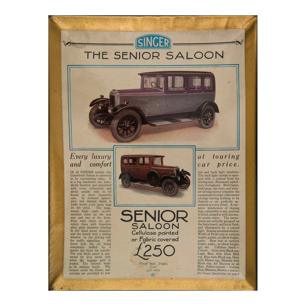 Singer. The Senior Saloon