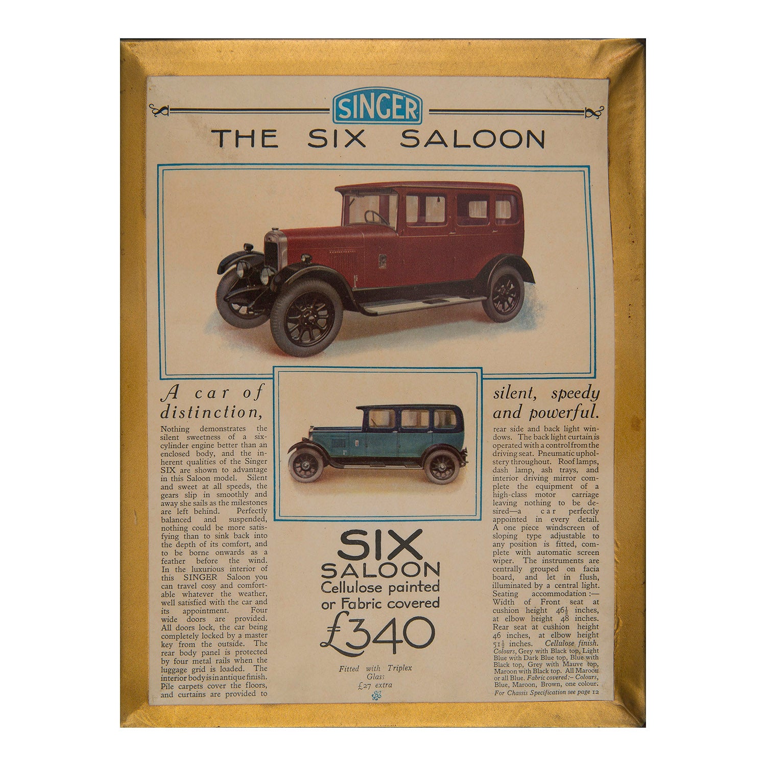 Singer. The Six Saloon