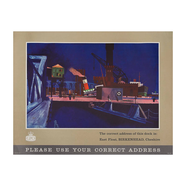 East Float, Birkenhead, Cheshire. Please use your correct address