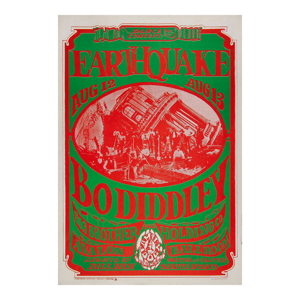 Earthquake, Bo Diddley and Big Brother and the Holding Company at Avalon Ballroom,