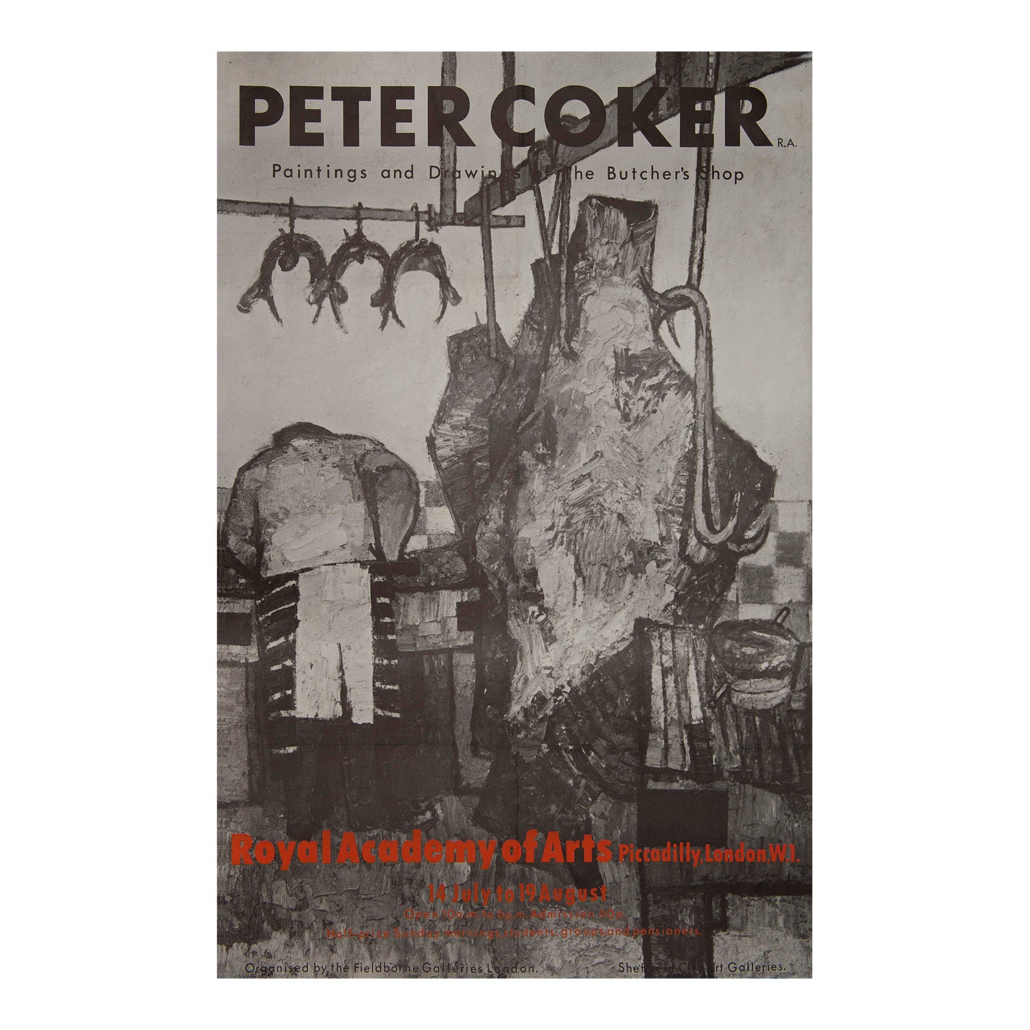Peter Coker. Paintings and Drawings of the Butcher's Shop