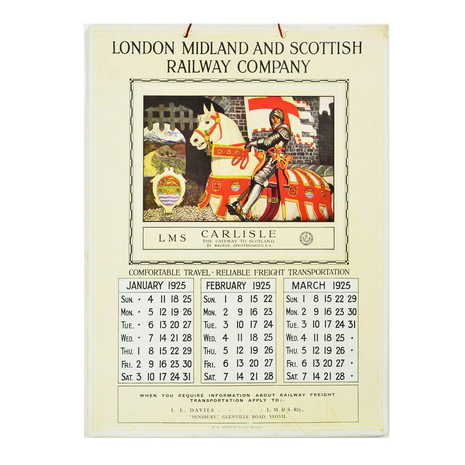 LMS calendar | Twentieth Century Posters