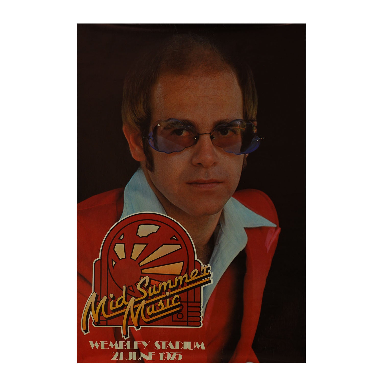 Original poster: Midsummer Music Wembley Stadium. Elton John