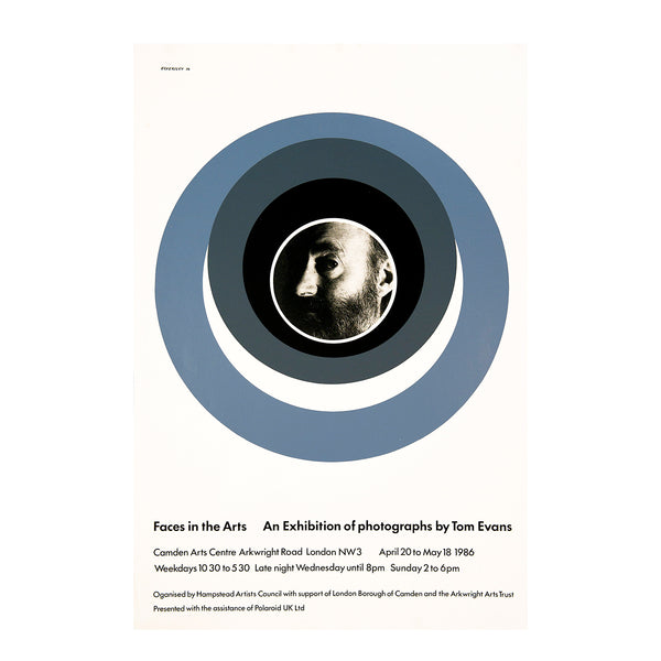 Faces in the Arts. An exhibition of photographs by Tom Evans
