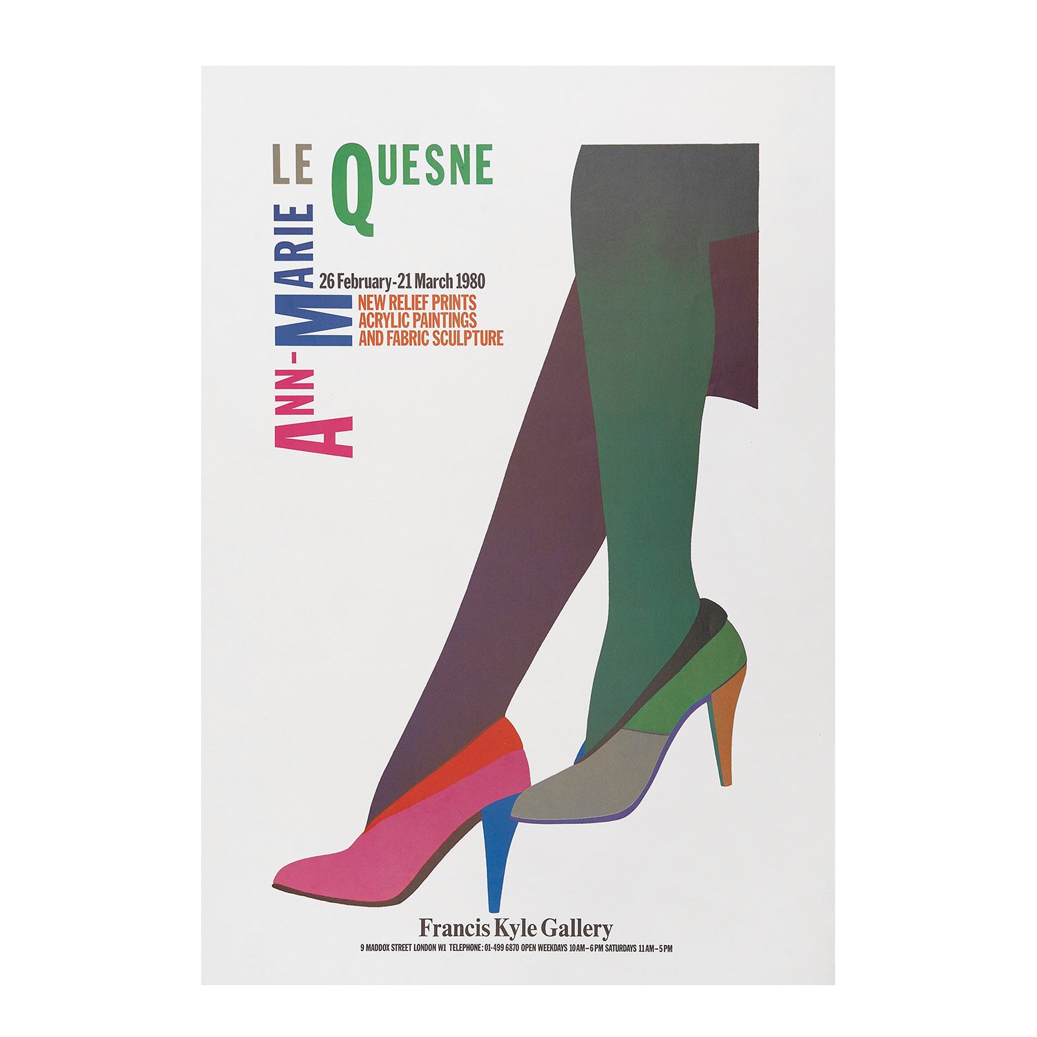 Ann-Marie Le Quesne. New relief prints, acrylic paintings and fabric sculpture