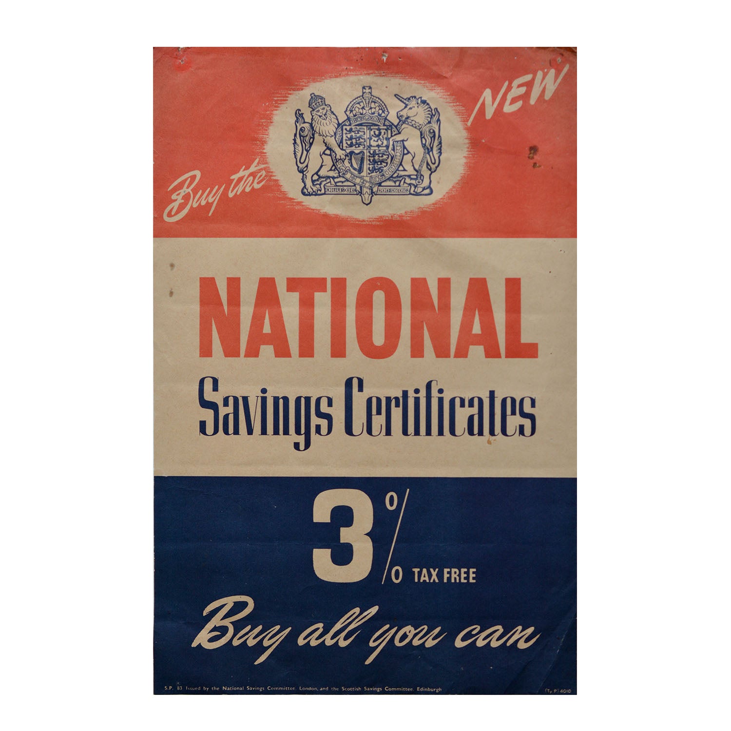 Original GPO poster National Savings Certificates