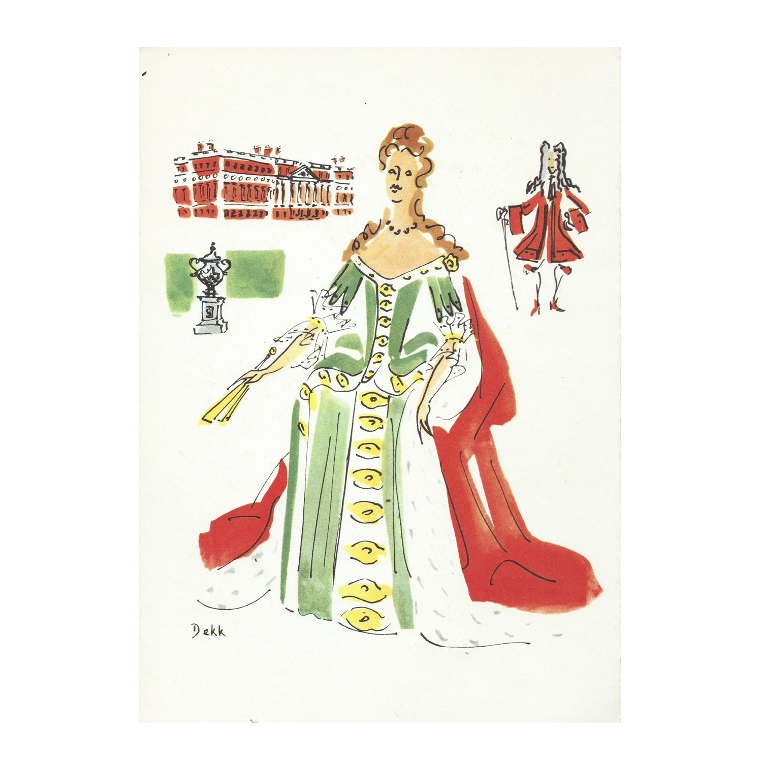 Original P&O menu by Dorrit Dekk