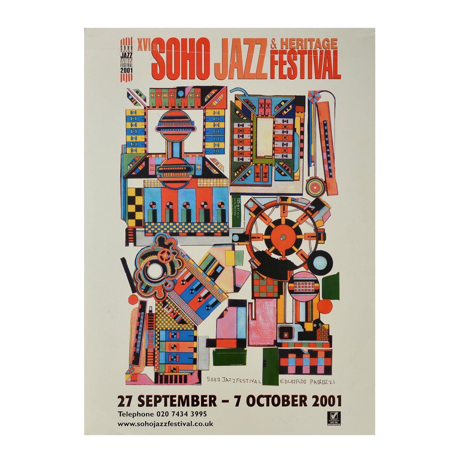 Original poster: Soho Jazz Festival, 2001